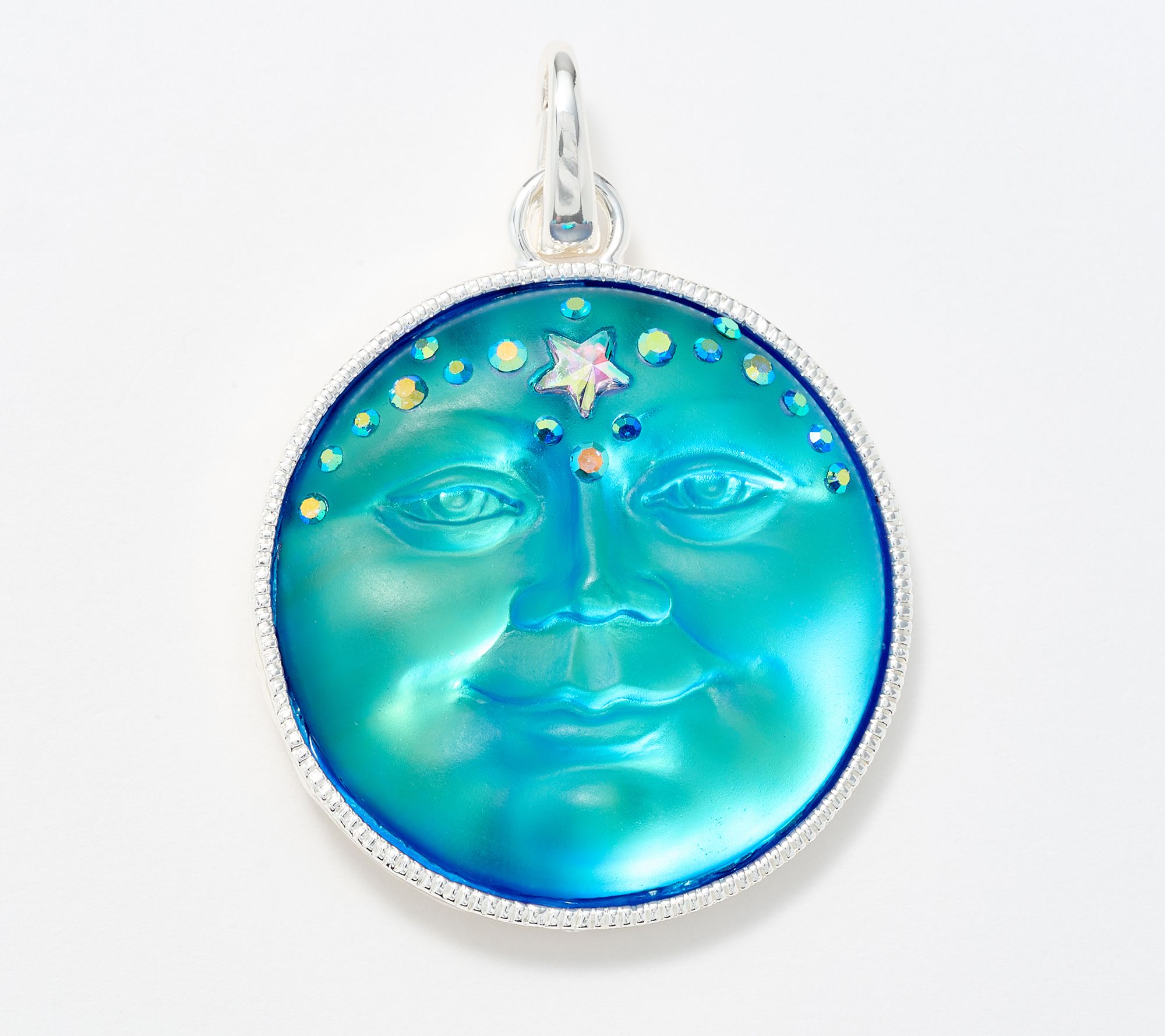  Kirks Folly Venus Mystic Seaview Moon 35mm Open Ring Charm