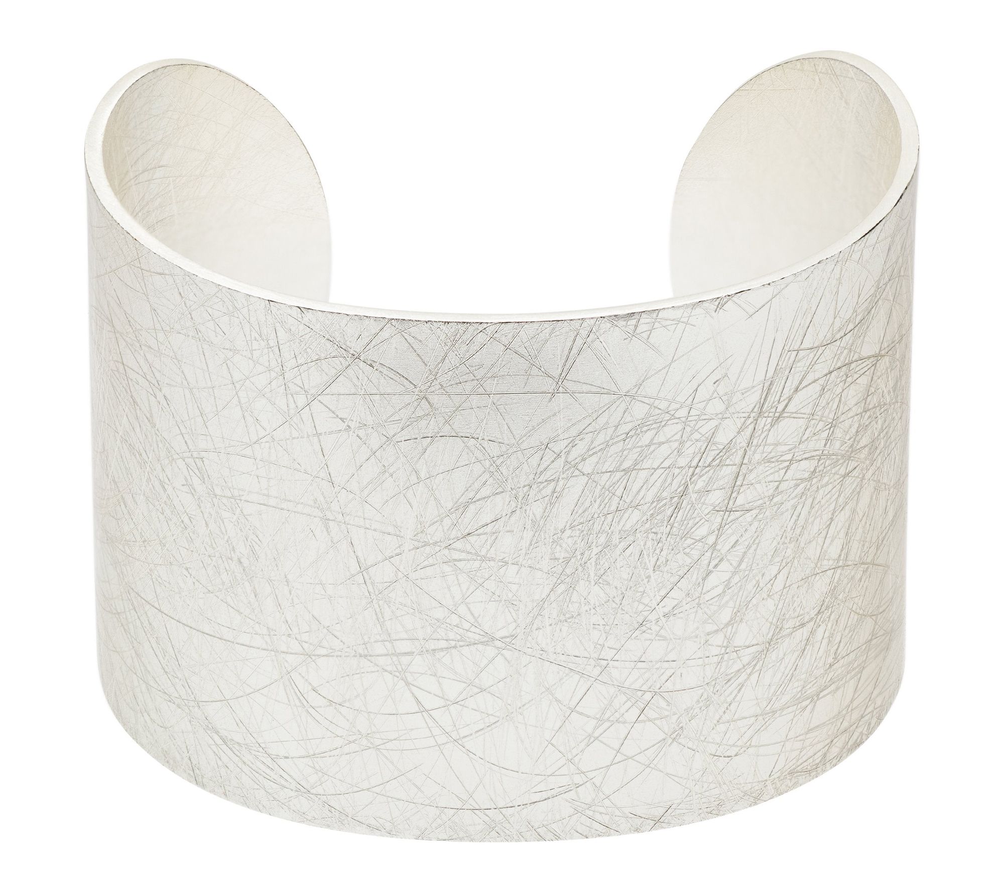 Youzey Brushed Wide Cuff Statement Bracelet