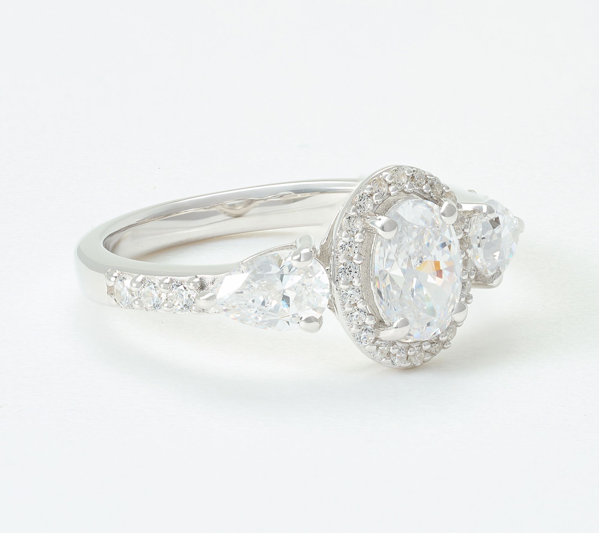 Diamonique x Kathy Levine Heritage Ring, Sterling Silver