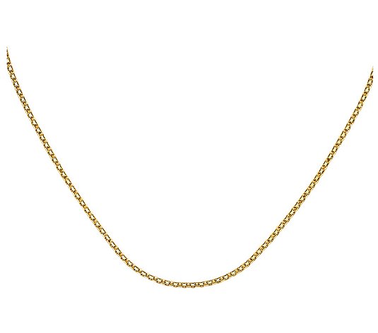 14K Yellow Gold 16" Bismark Necklace, 3.2g