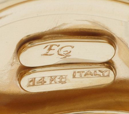 EternaGold Bold Satin and Polished Band Ring 14K Gold - QVC.com