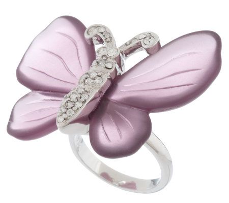 Qvc butterfly deals ring