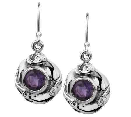 Hagit Gorali 1.70 ct tw Amethyst Round Earrings, Sterling - Page 1 ...