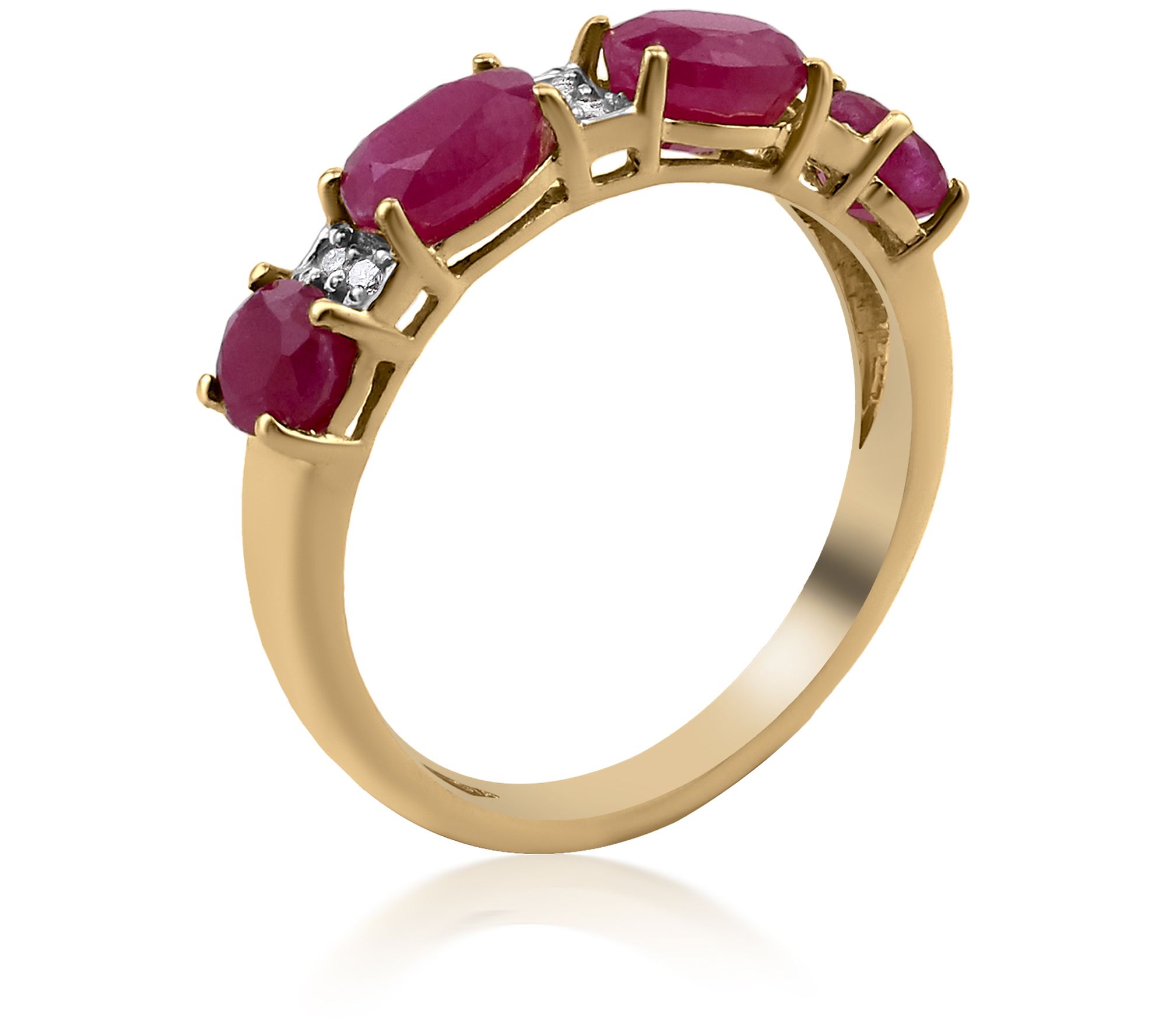 Affinity Gems Precious Gemstone & Diamond Ring, 14K Gold
