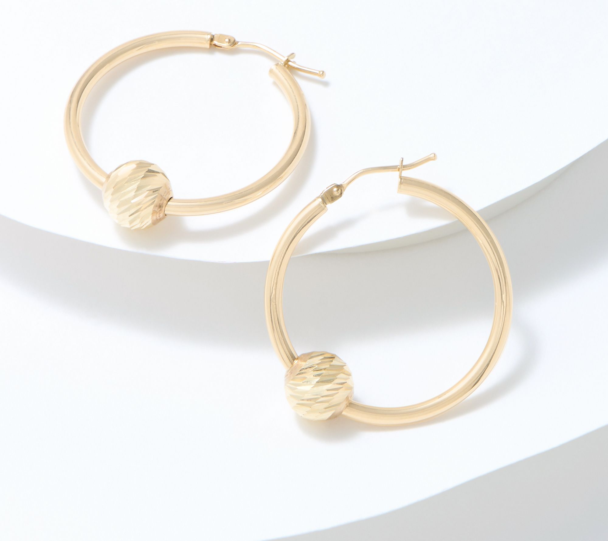 Eterna gold store hoop earrings