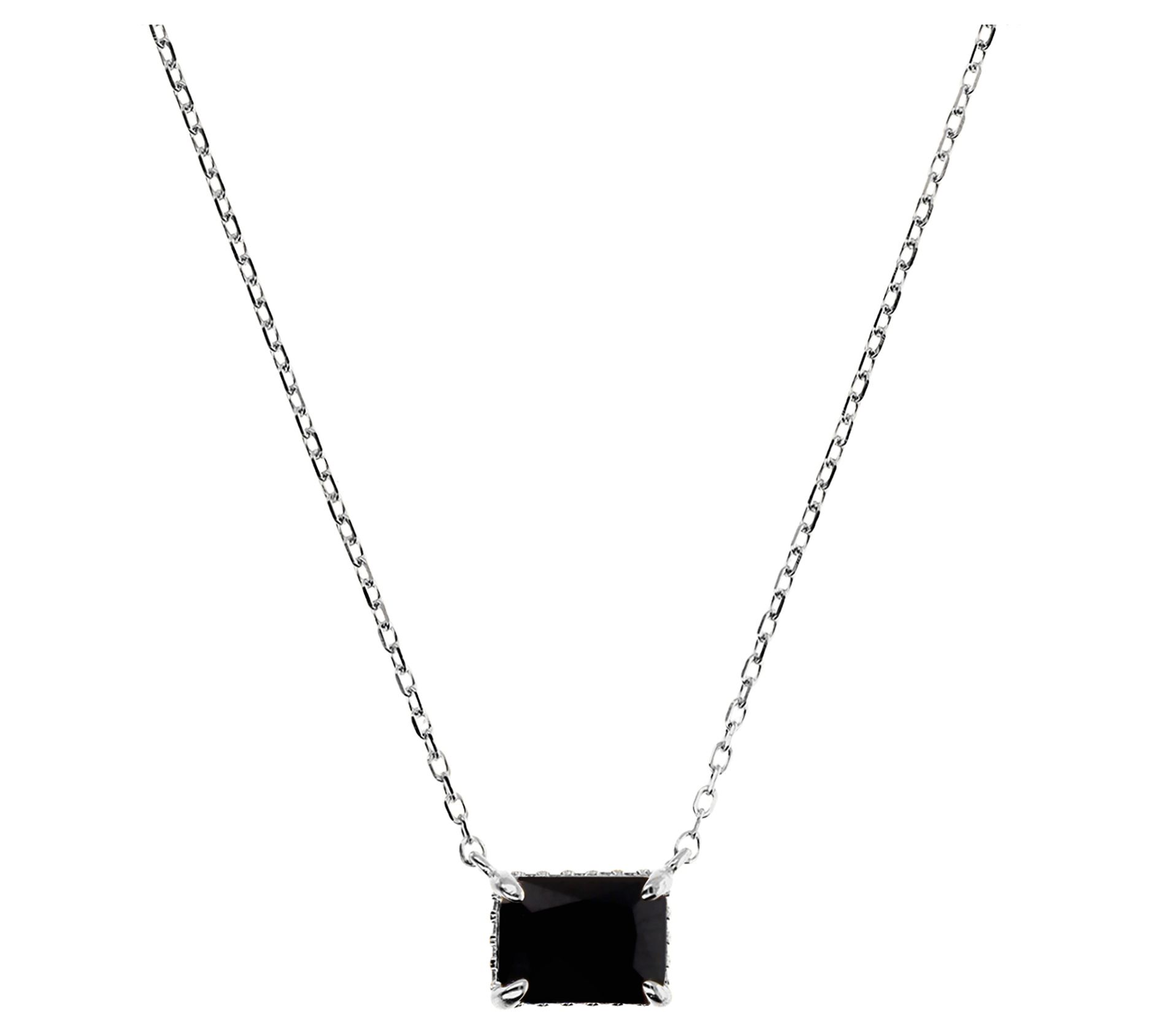 Diamonique 1.50 cttw Necklace, Sterling Silver