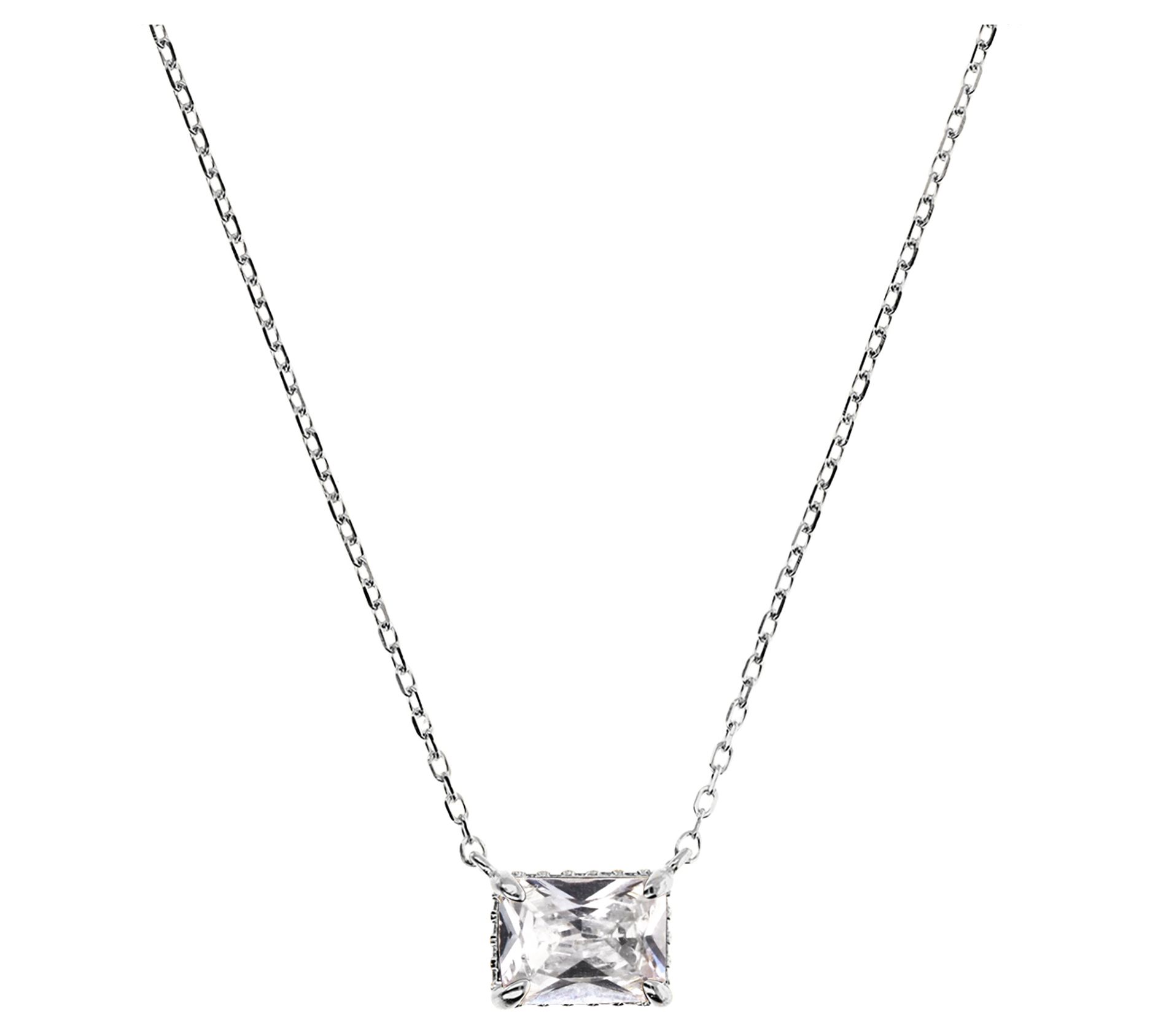 Diamonique 1.50 cttw Necklace, Sterling Silver