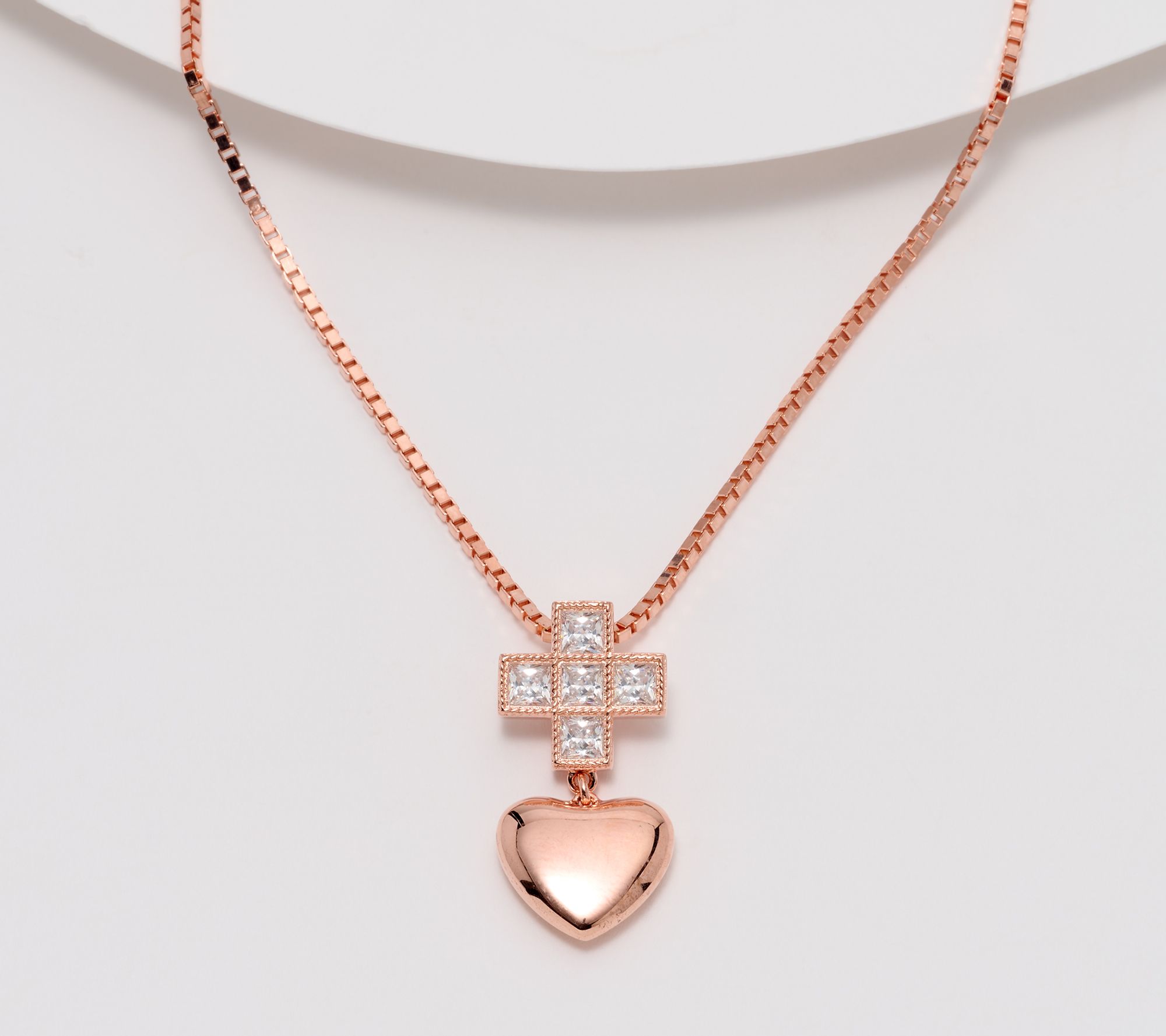Diamonique x Kathy Levine x MaryBeth Necklace,Sterling Silver