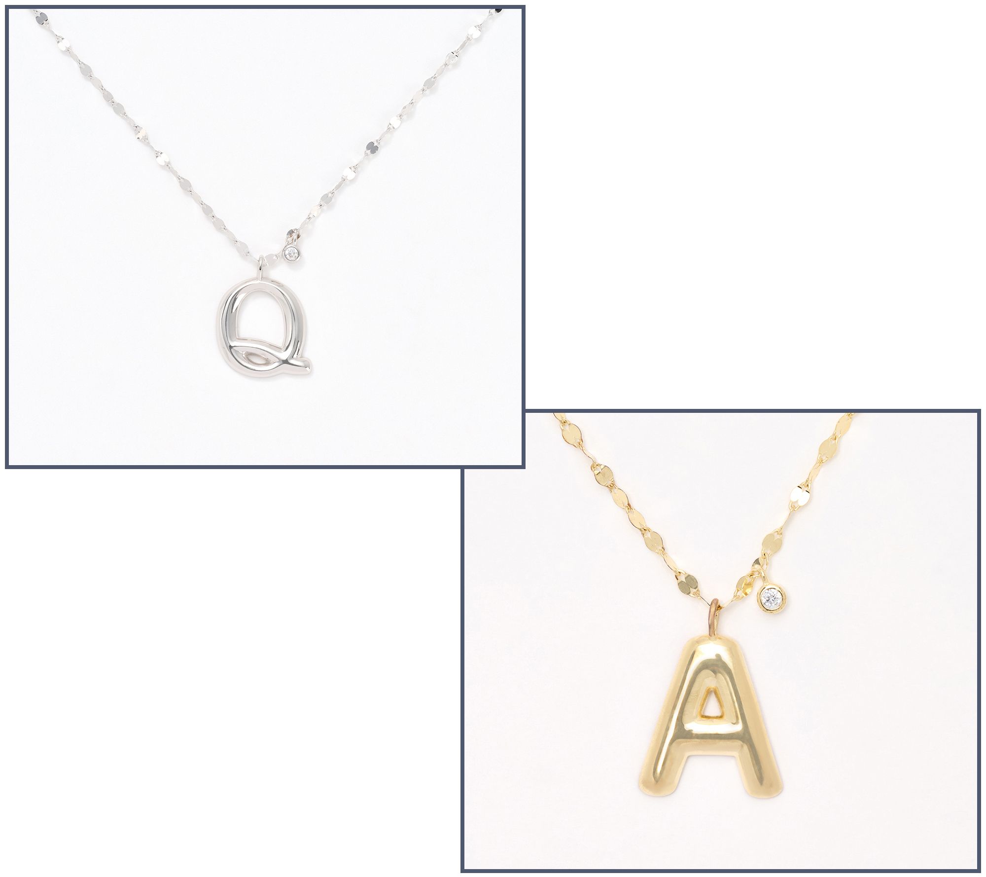 Qvc initial necklace discount