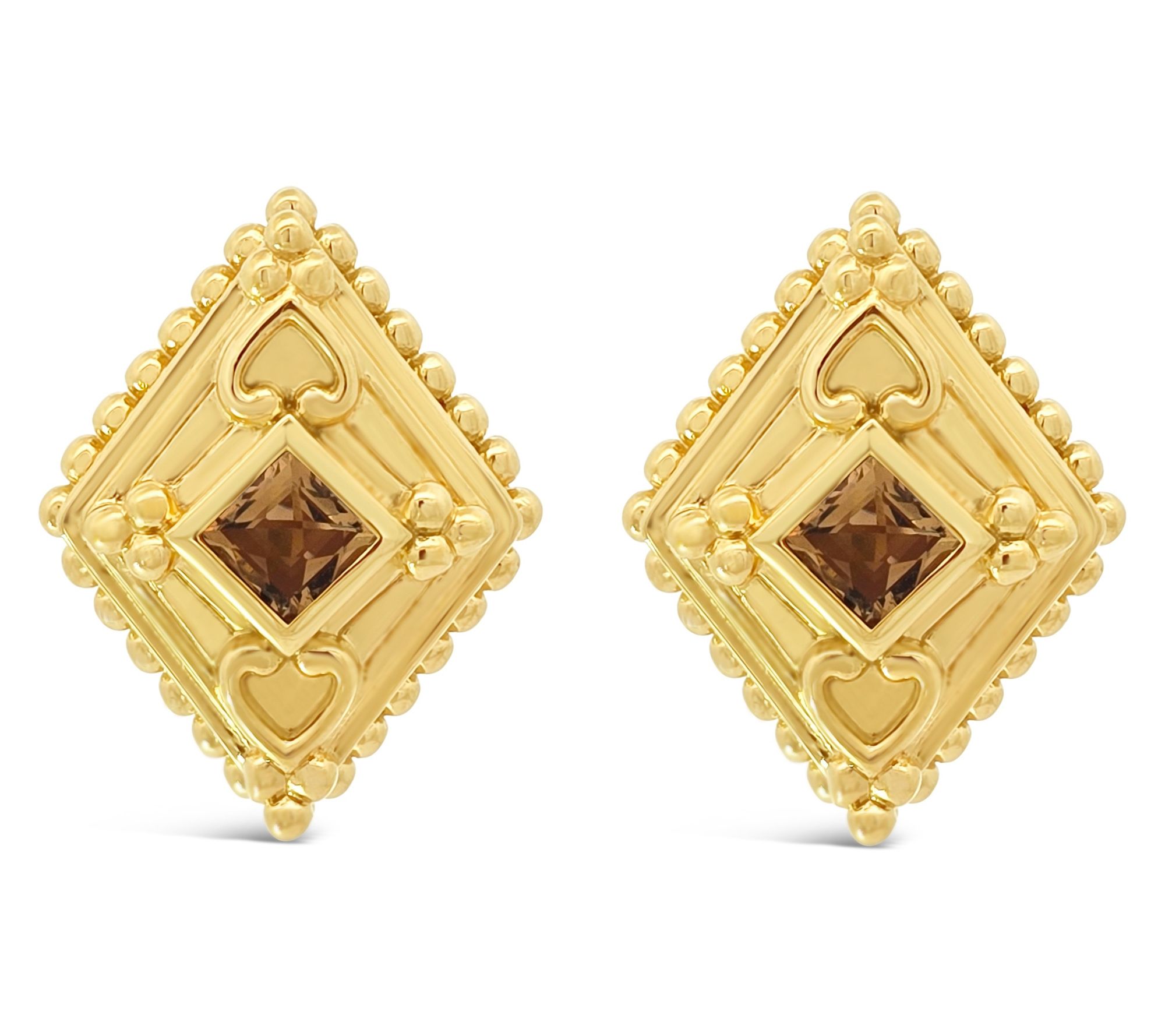 Elyse Ryan 14K Clad Cecile Gemstone Earrings