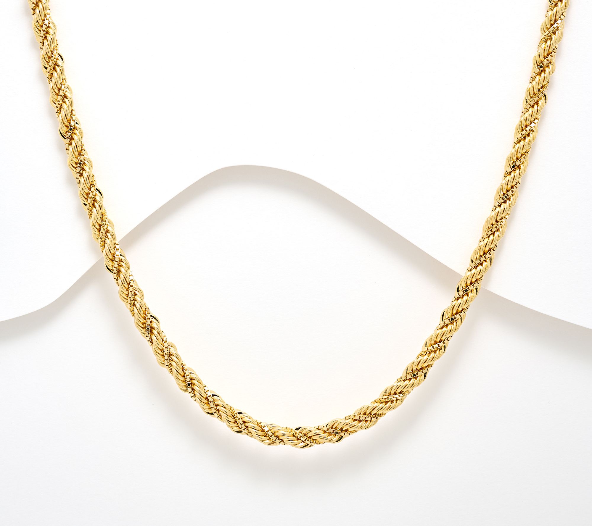 David Markstein Premier Duetto Hand Crafted Rope & Box Necklace, 18"