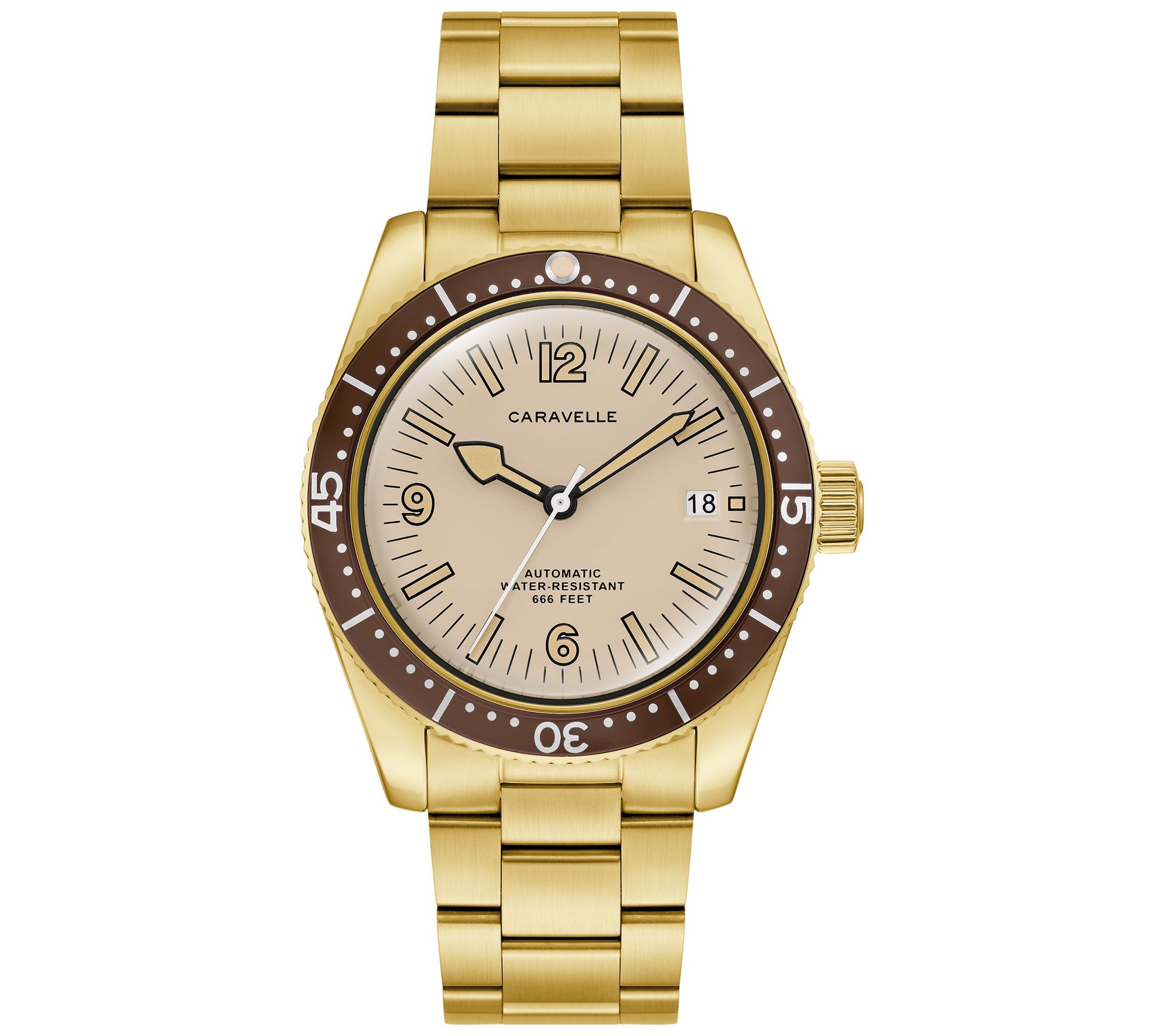 Caravelle x Kevin O'Leary by Bulova Sea Hunter Goldtone Automatic Watch