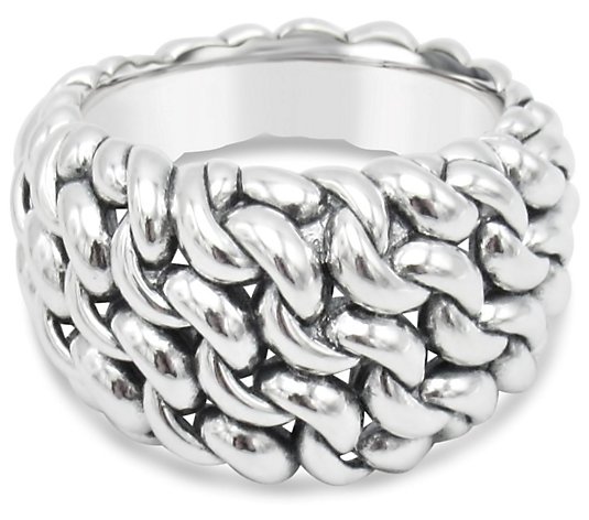 Tiffany Kay Studio Sterling Purl Knit Ring