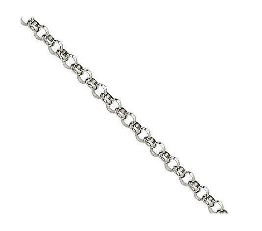 Stainless Steel 4.6mm 36" Rolo Chain Necklace