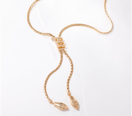 Attitudes by Renee Lariat Snake Necklace