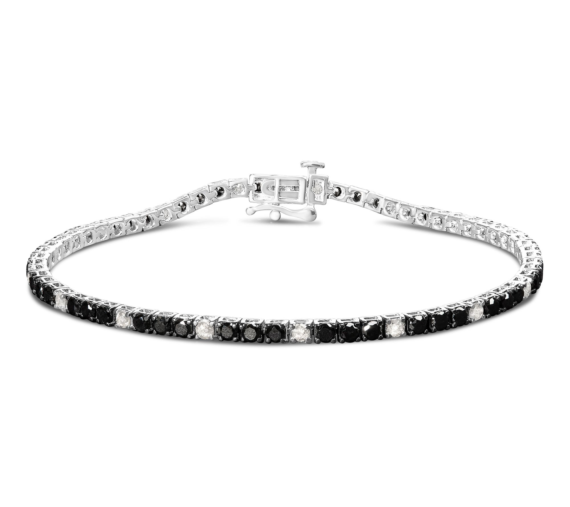 Haus of Brilliance 4.00 cttw Diamond Tennis Bracelet, Sterling