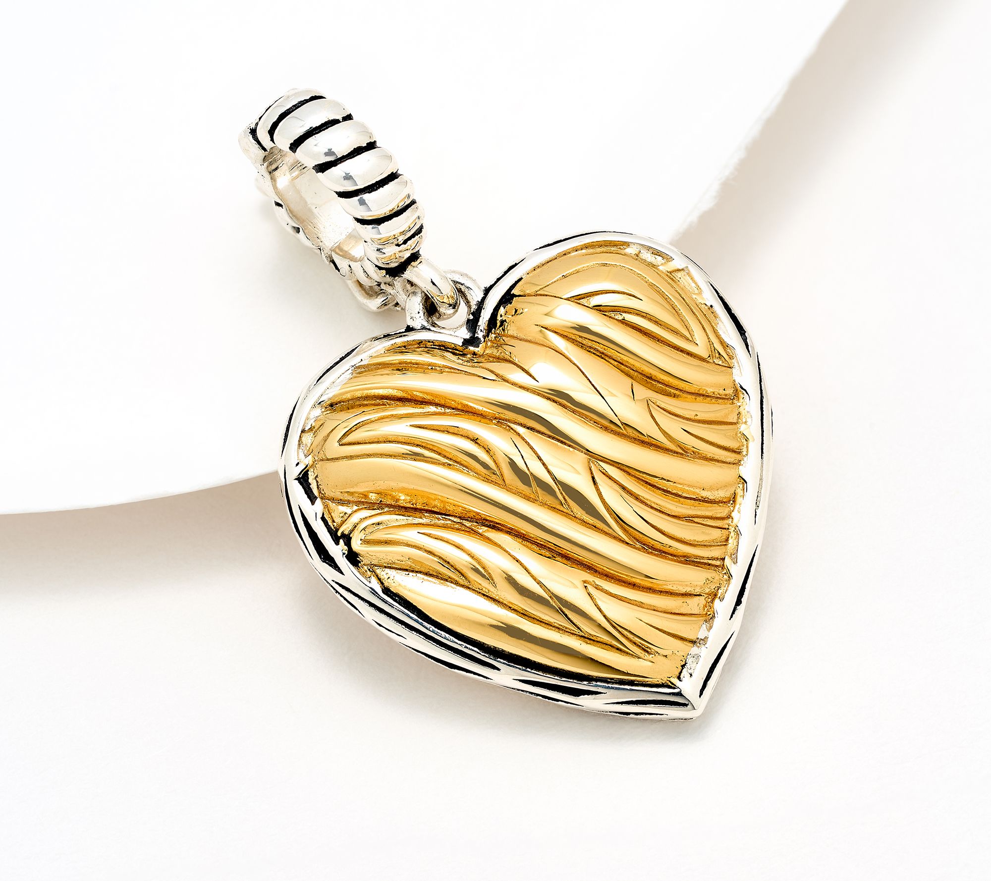 Christian James by Scott Grimes Two-tone 1" Ripple Heart Enhancer 5.6g