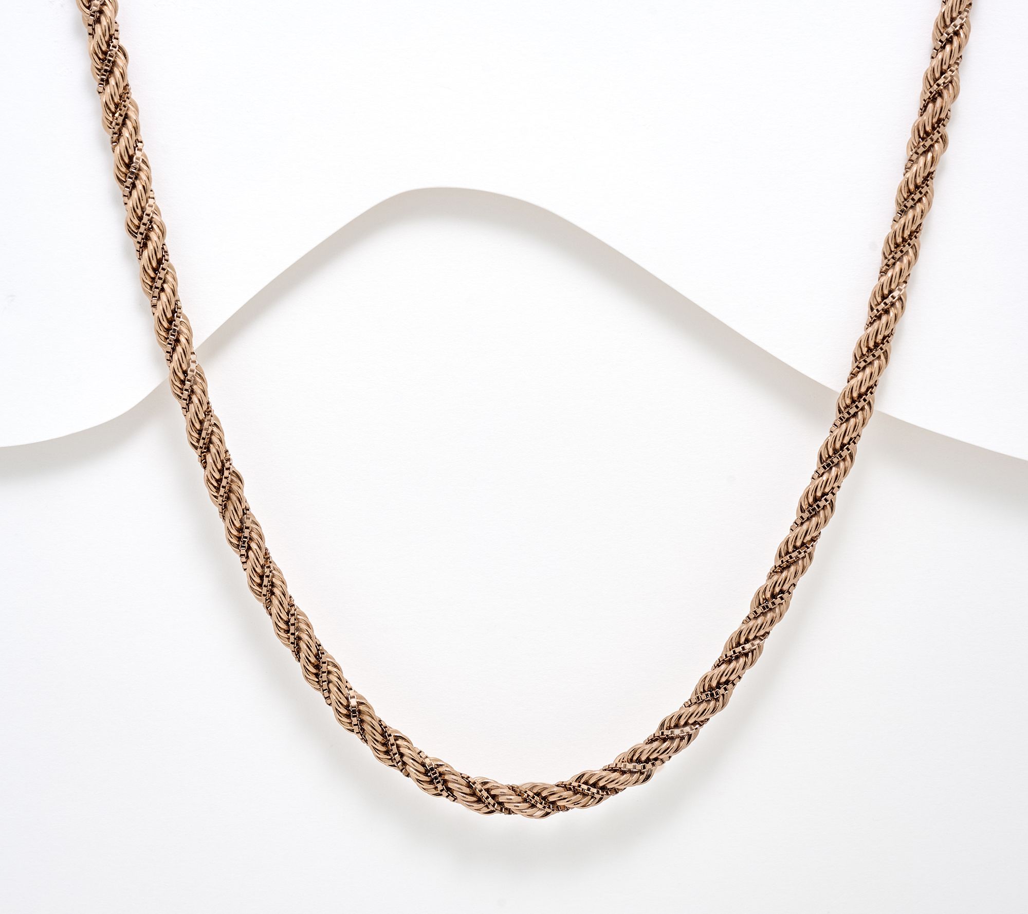  David Markstein Premier Duetto Hand Crafted Rope & Box Necklace, 20"