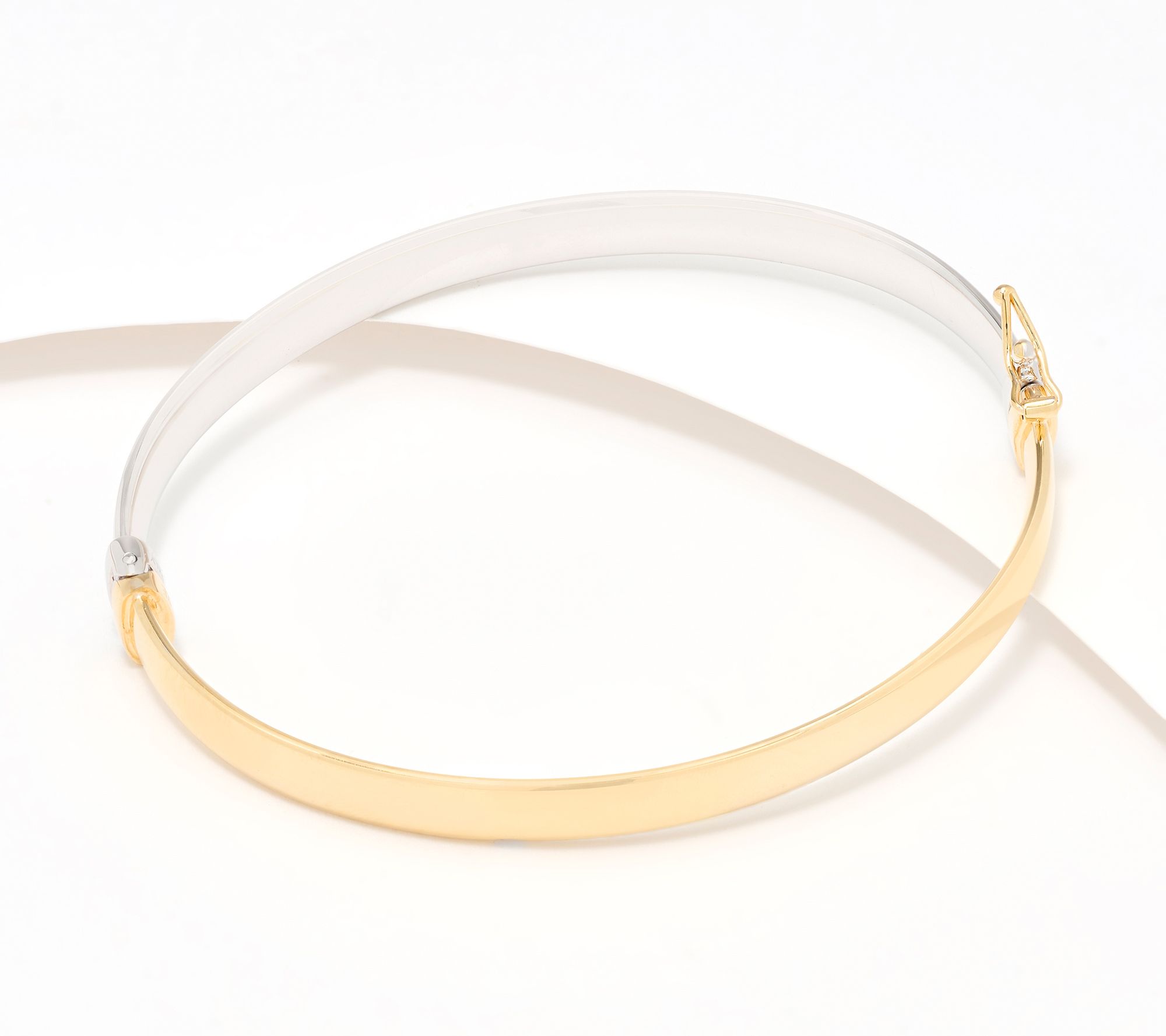 David Markstein Bronze Nuovo Oval Polished Bangle