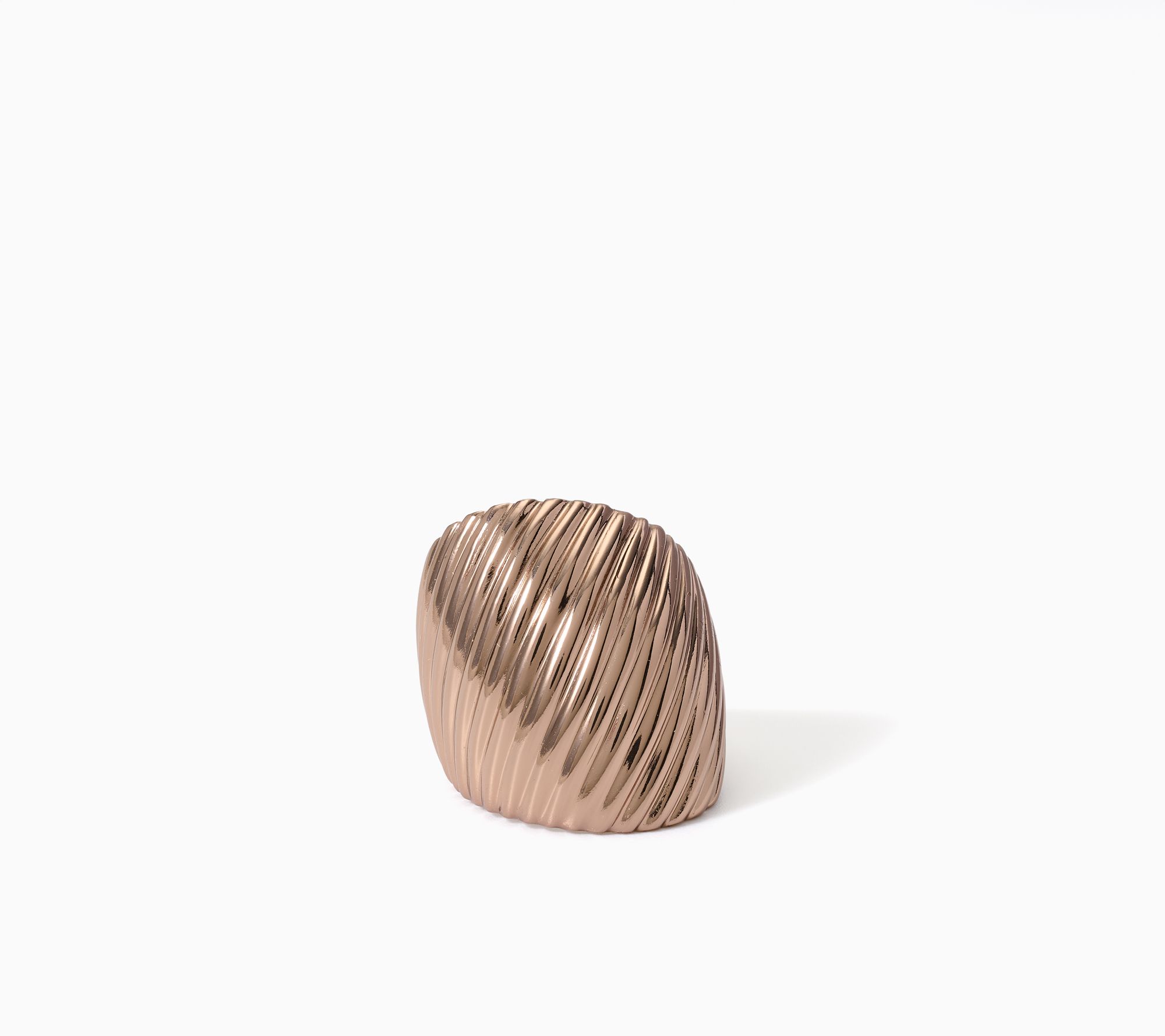 David Markstein Bronze Upscale Bold Ribbed Band Ring