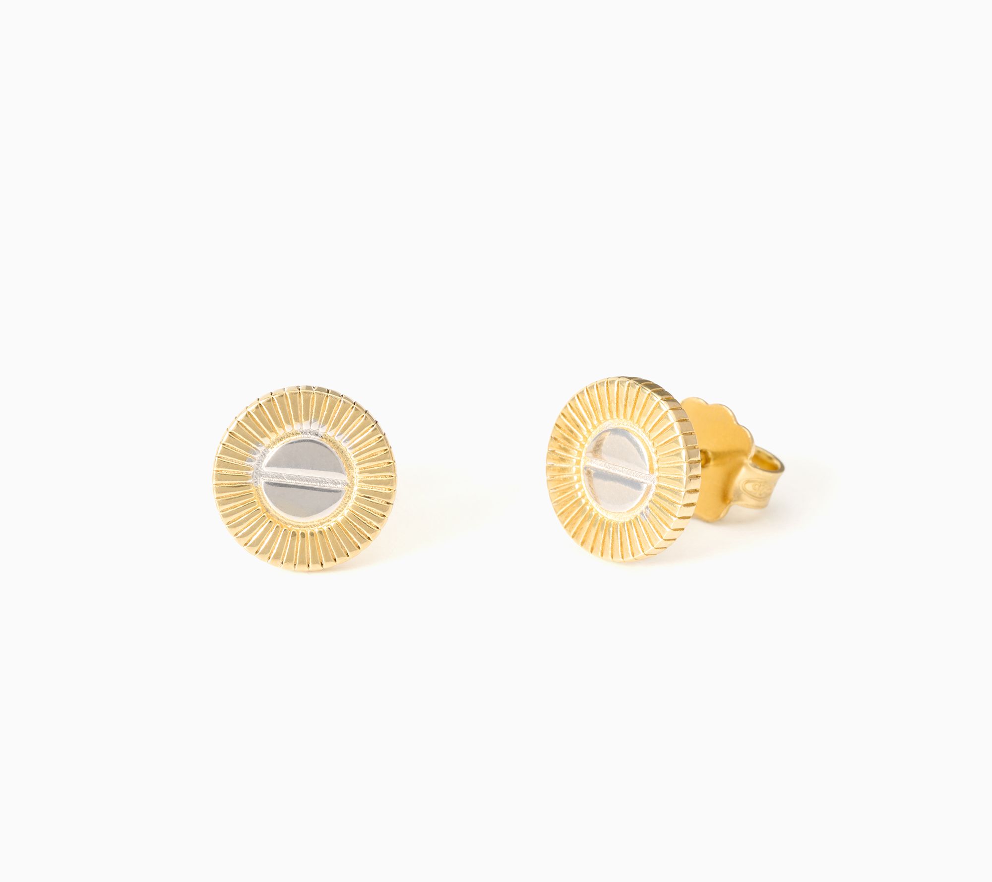 David Markstein Sterling Silver Couture Nail Stud Earrings