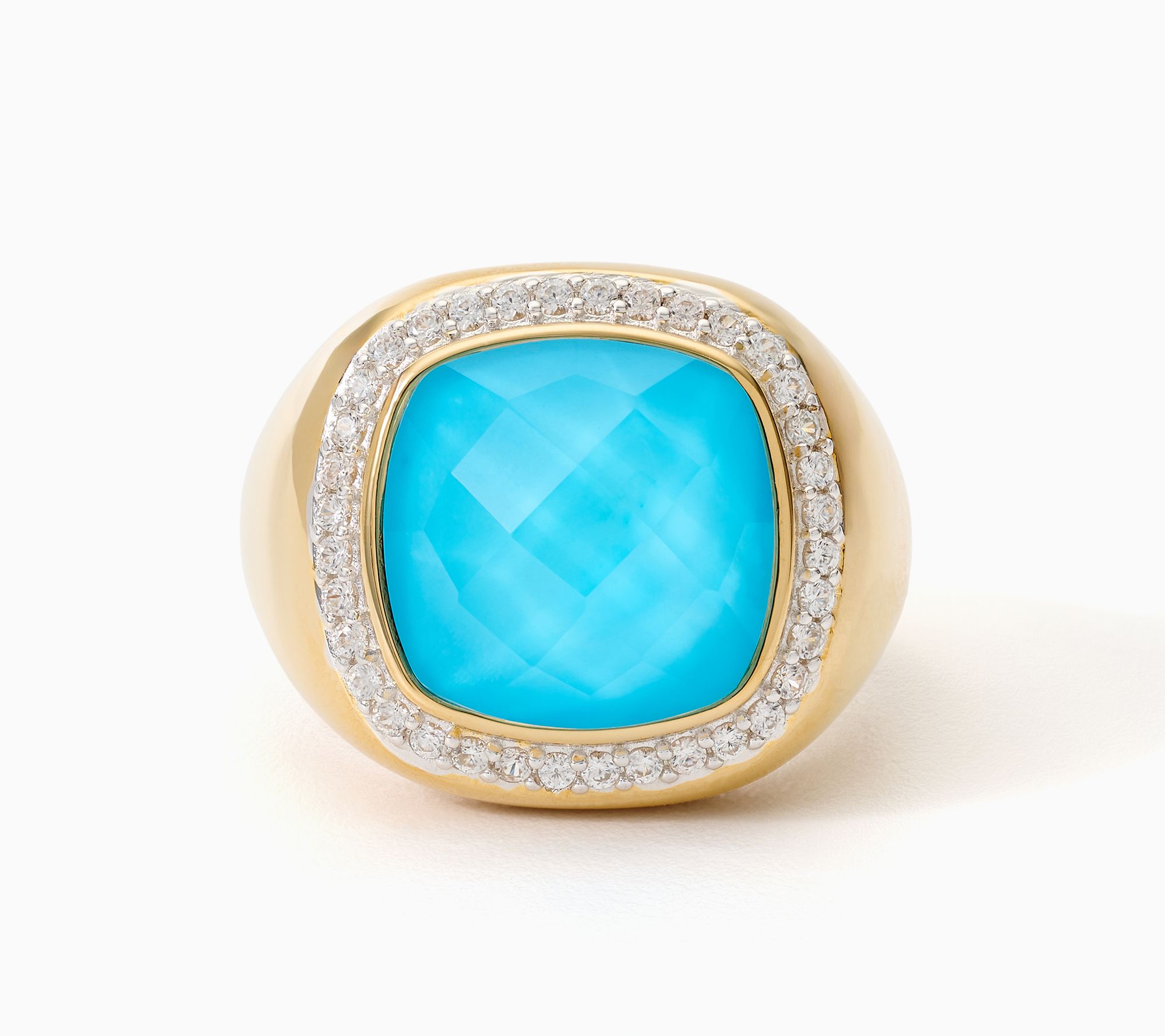 JEN by Jennifer Miller Cushion Doublet Gemstone Ring