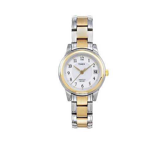 Timex Women's Classic Dress Watch with Two-toneBracelet