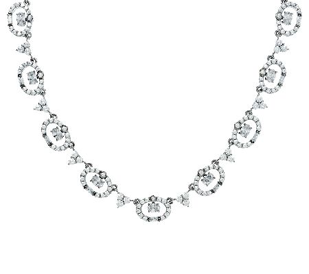 Judith Ripka Sterling 18.60 ct tw Diamonique 118 Facet Necklace - QVC.com