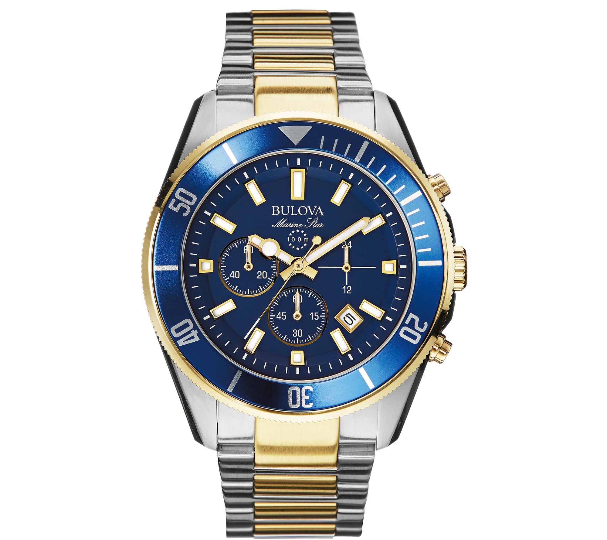Bulova Men's Marine Star Stainless Steel Chronograph Watch
