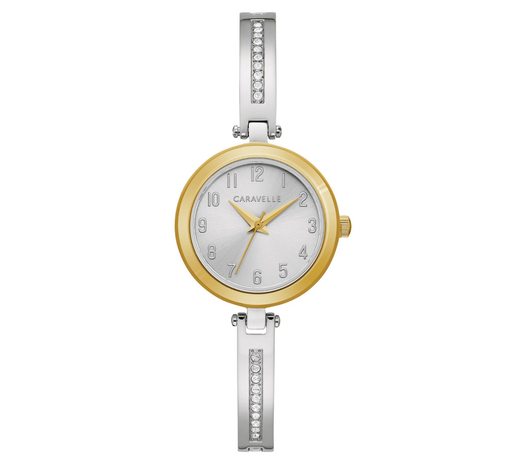 Caravelle Women's Boxed Two-Tone Watch and Bangle Set