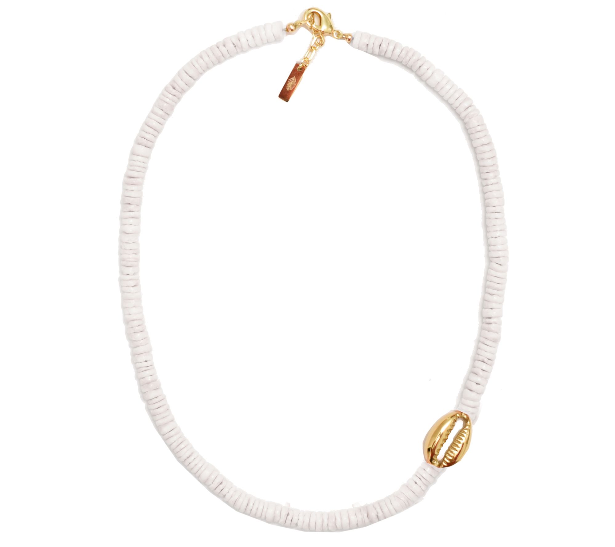 Adriana Pappas Designs Mini Heishi Shell Choker Necklace