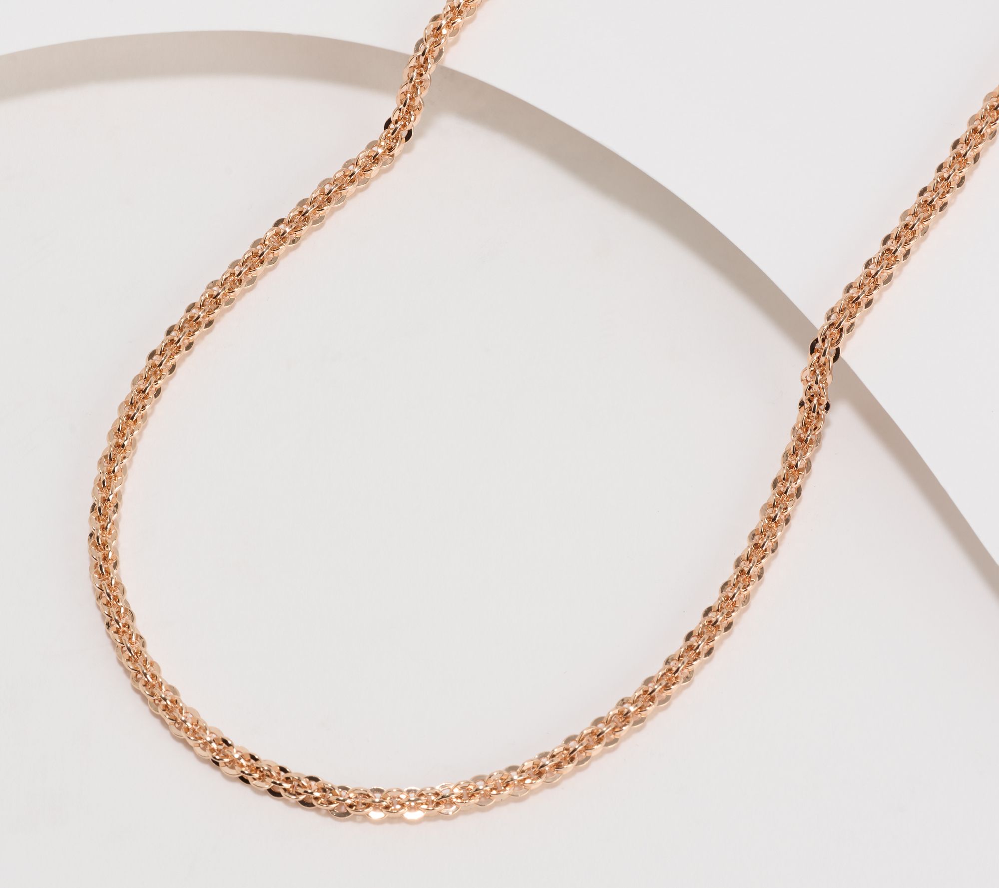 David Markstein Bronze Etruscan Weave Magnetic 22" Necklace