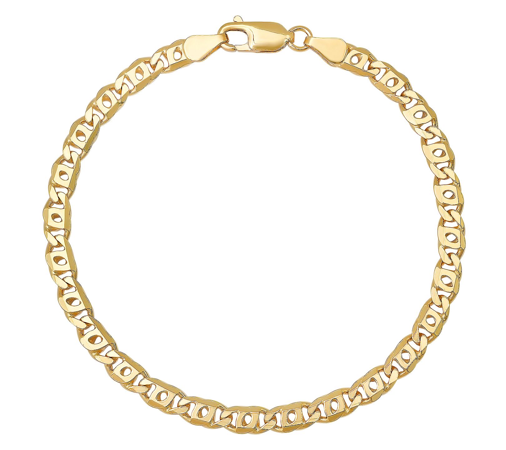 Italian Silver Men's 8-1/2" Bold Link Bracelet