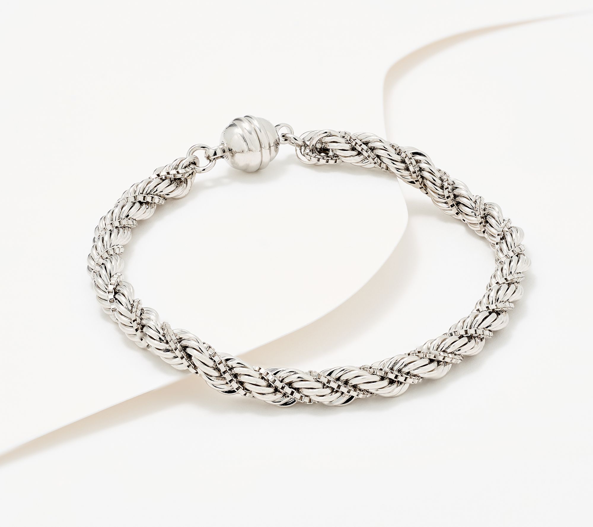David Markstein Premier Duetto Hand Crafted Rope & Box Chain Bracelet