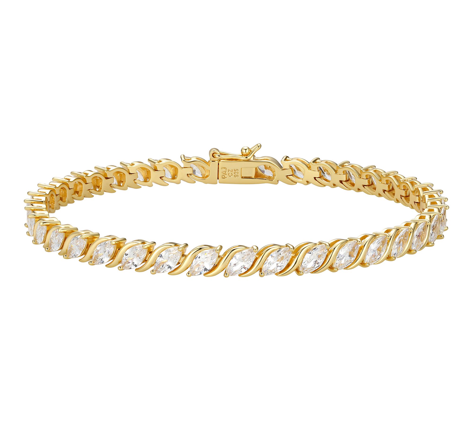 Diamonique Mariquise Tennis Bracelet, SterlingSilver