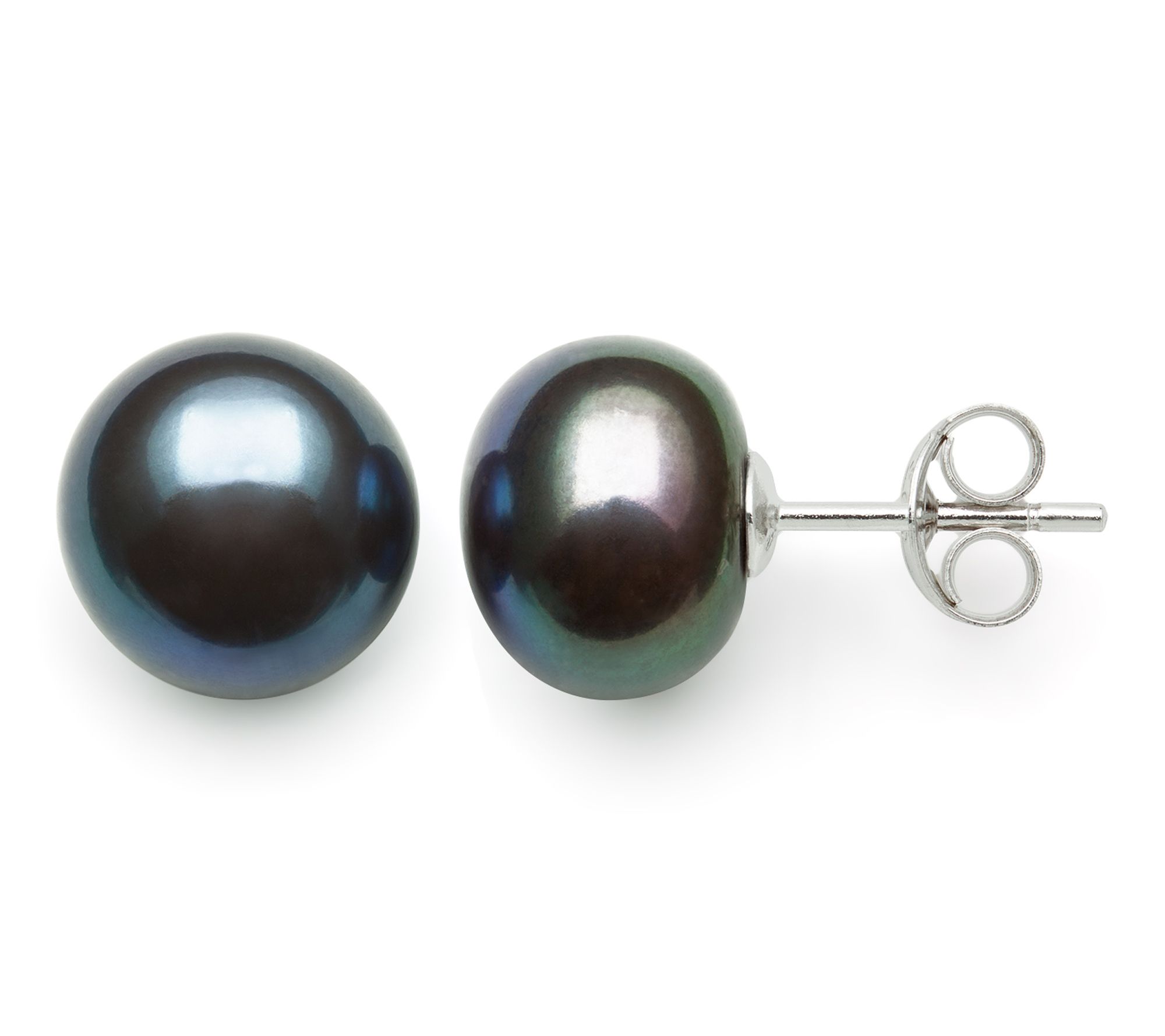 Amour De Pearl 9-10mm Cultured Pearl Stud Earrings, Sterling