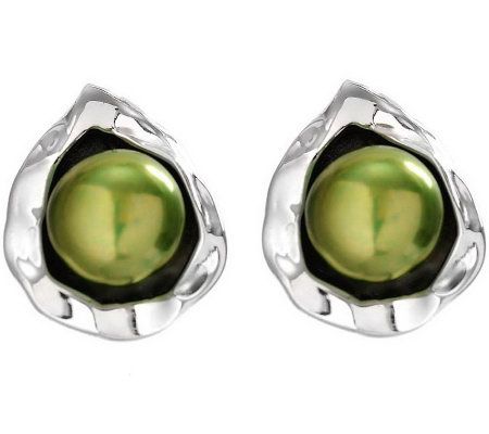 Hagit Gorali Sterling Bloom Cultured FreshwaterPearl Earrings
