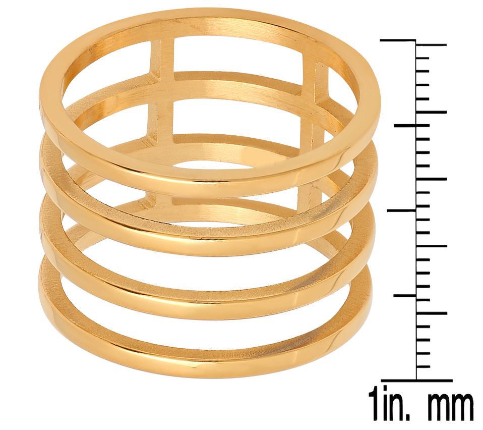 Steel by Design Stainless Steel Stack Ring - QVC.com