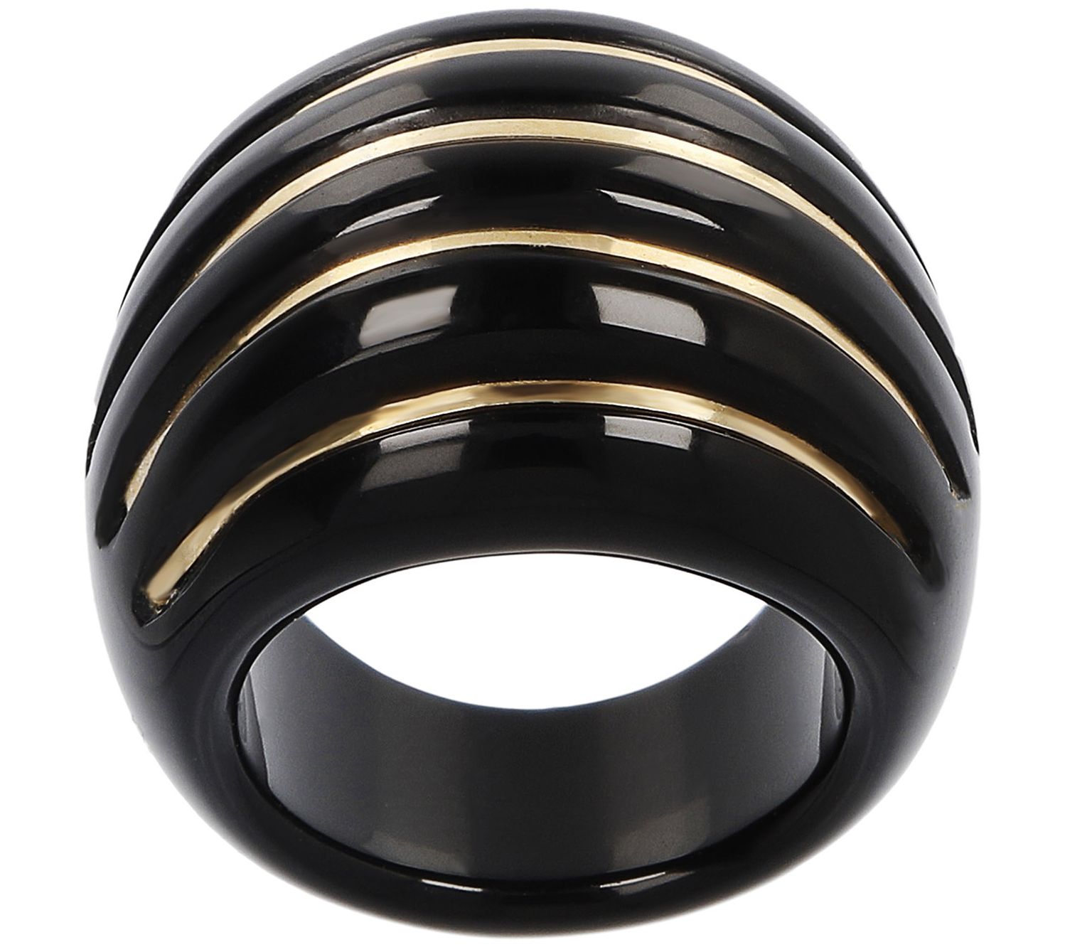 Qvc black store onyx rings