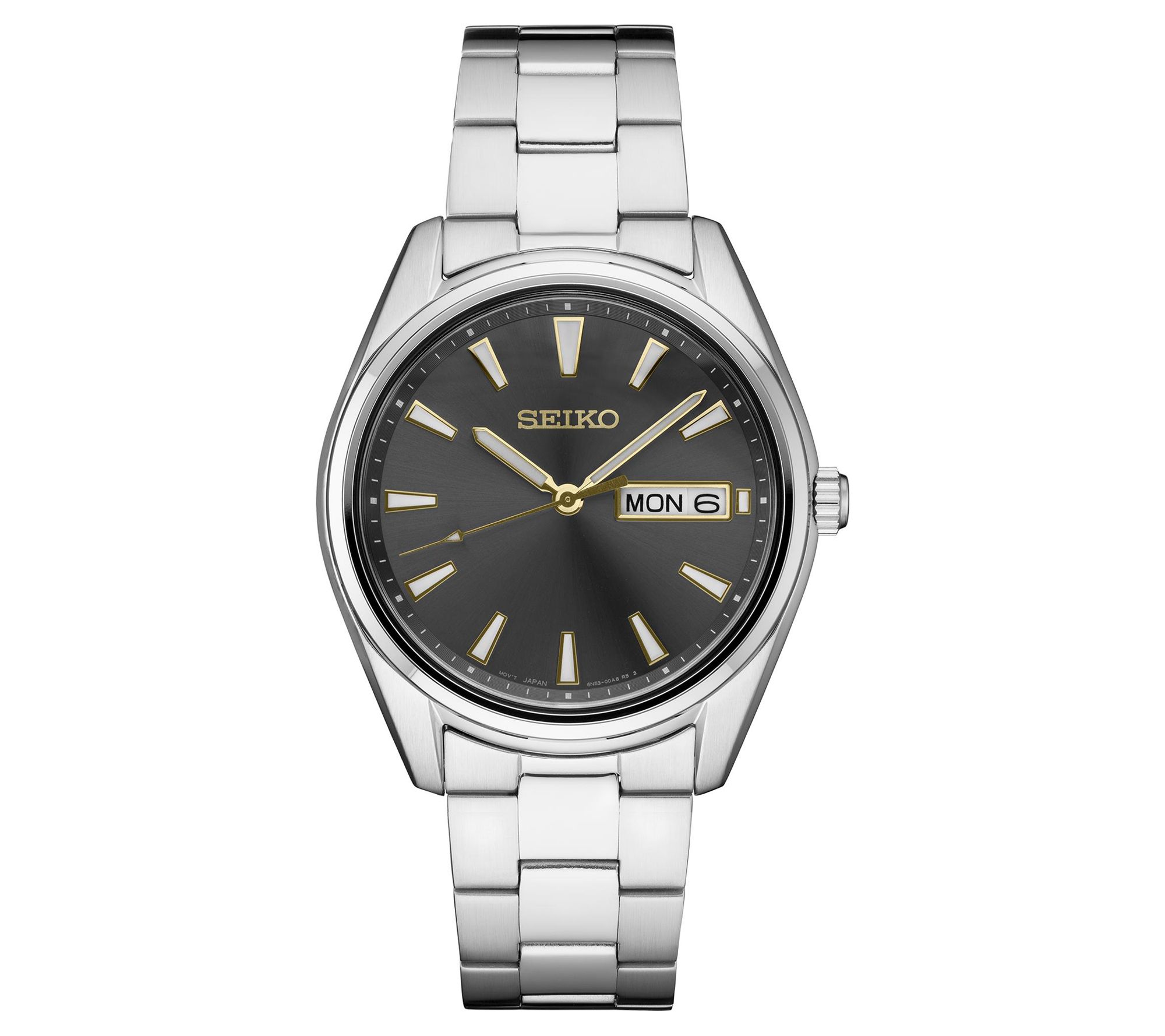 Seiko Men's Essentials Stainless Steel Two-T one Dial Watch