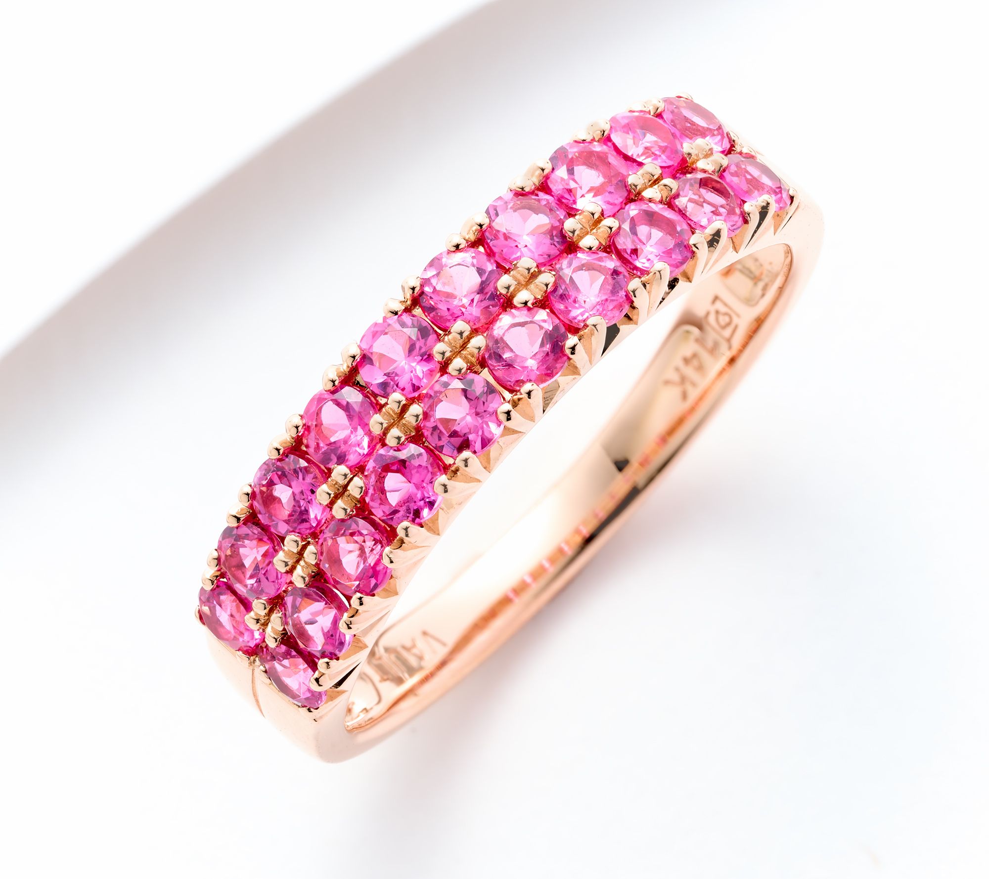 Vault Discoveries Tanzanian Pink Spinel Ring, 14k Rose Gold - Qvc.com