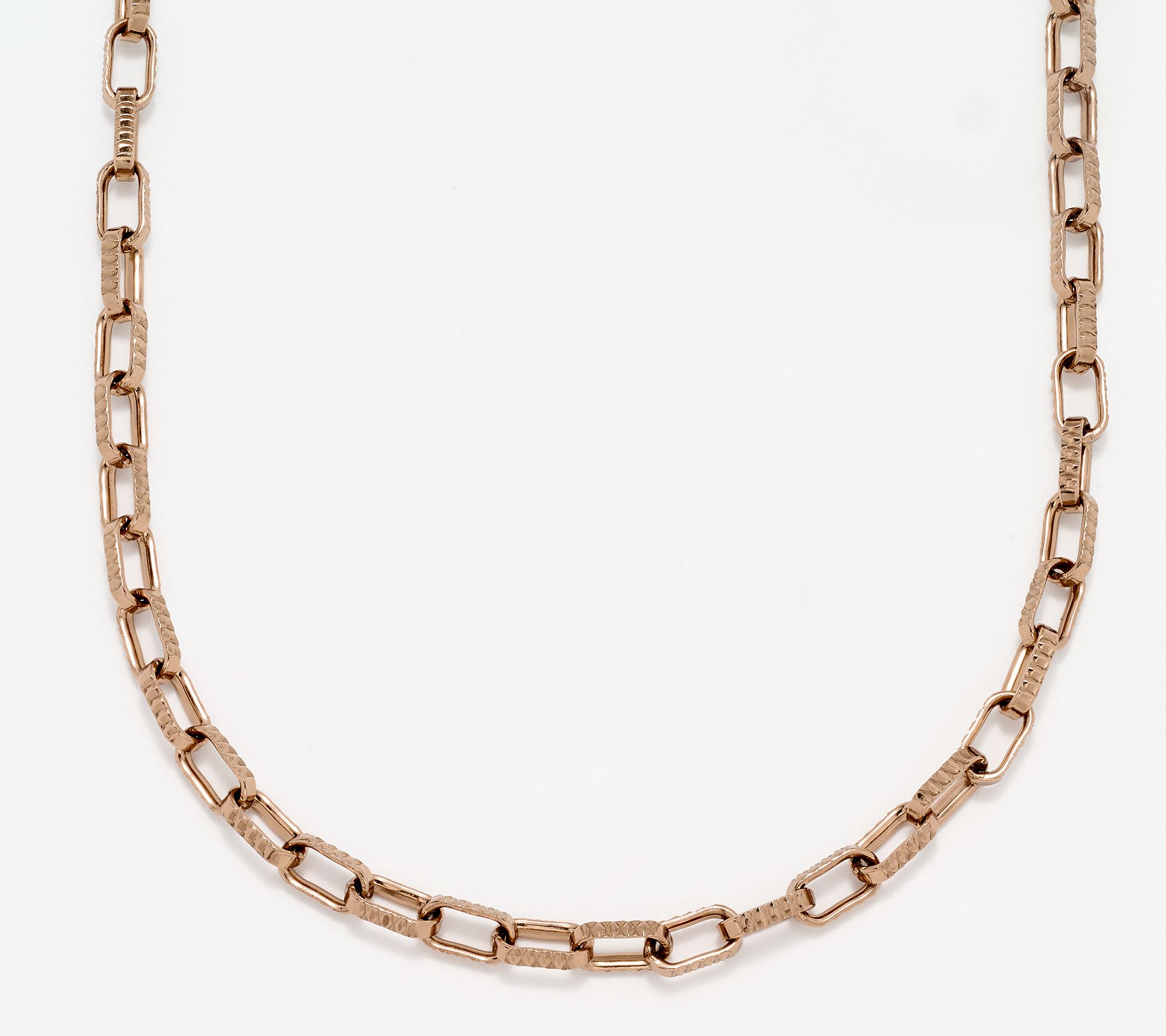 David Markstein Bronze Premiere Luxe Paper Clip Necklace, 22"