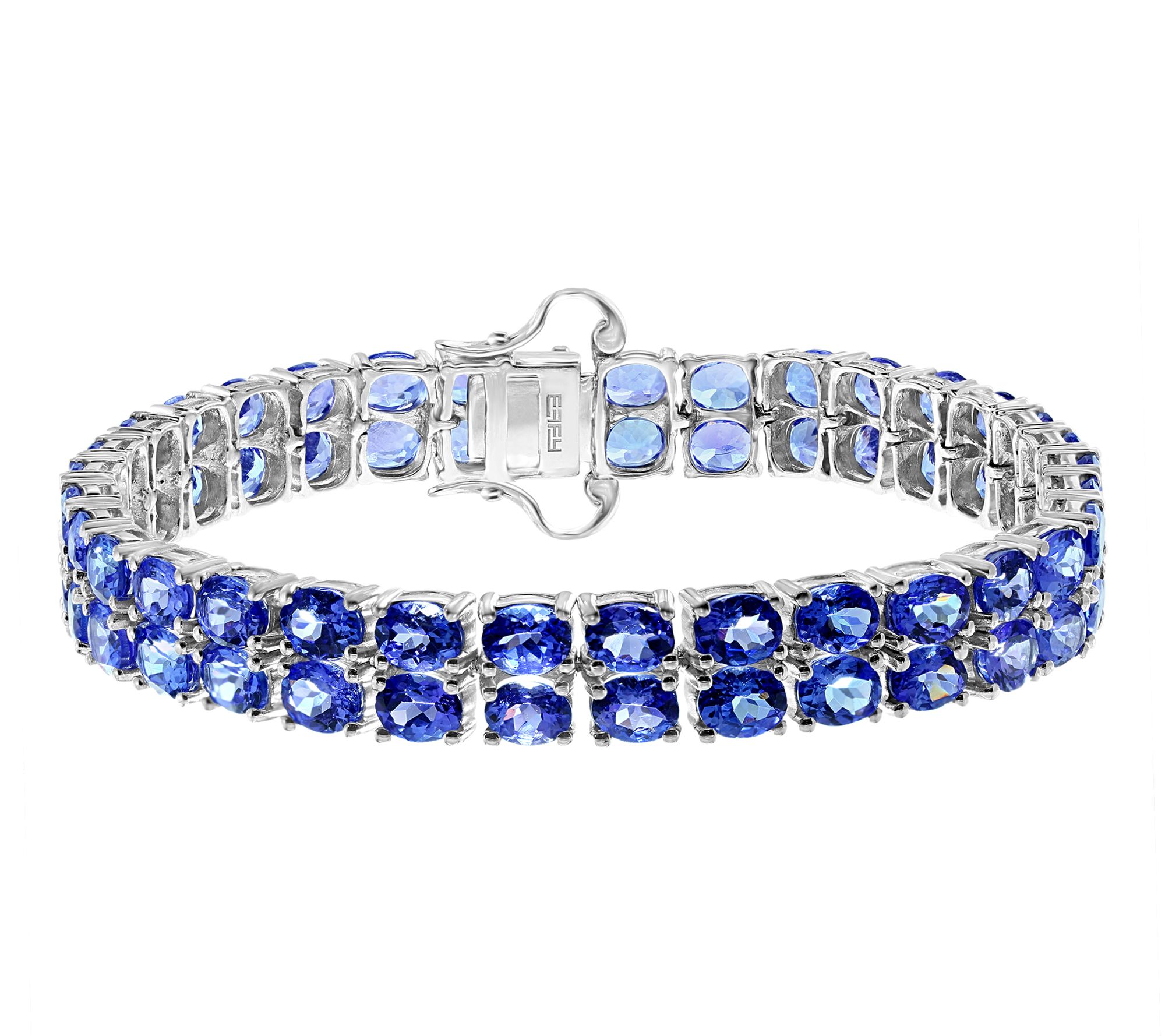Effy 19.80 cttw Tanzanite Bracelet, Sterling Silver
