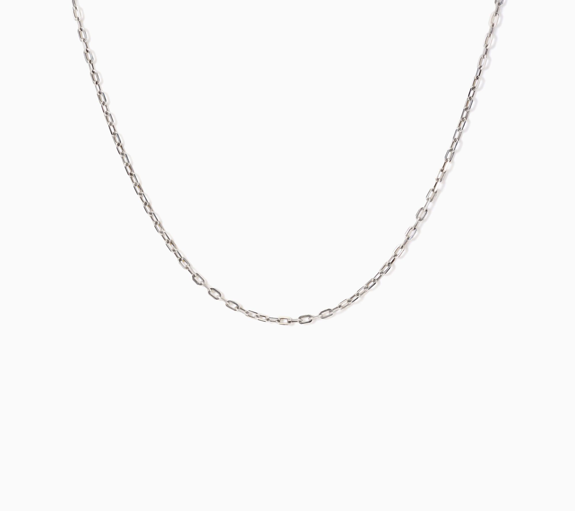 Christian James by Scott Grimes Sterling Silver Paperclip Link Necklace