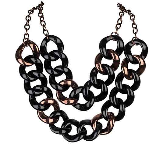 Linea by Louis Dell'Olio Double Chain Link Necklace