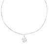 Sterling Four-leaf Clover Pendant w/ 18" Necklace