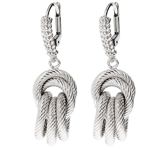 Judith Classic Verona Sterling Textured RingDangle Earrings