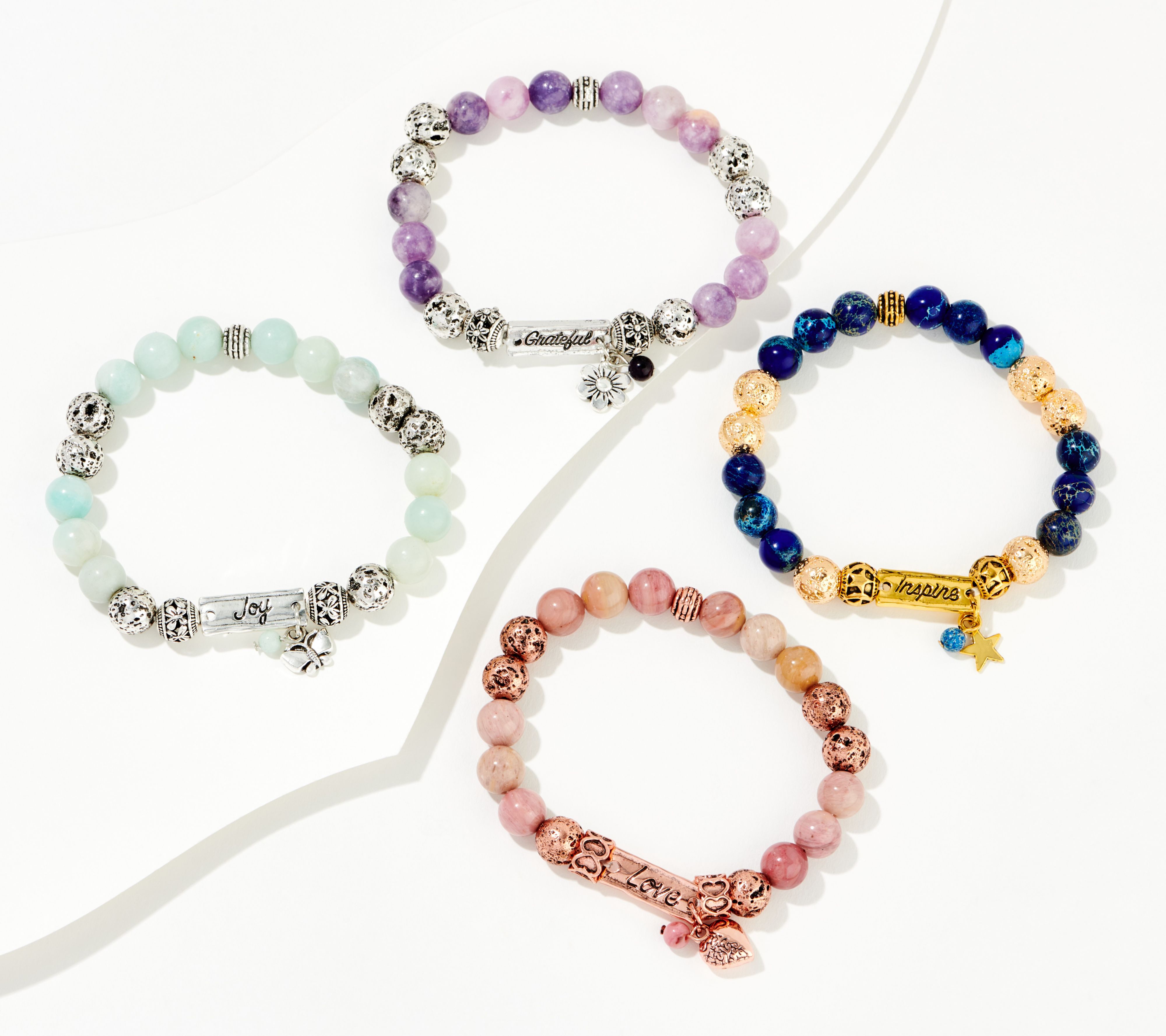 Buy Charmz Beaded Bracelet - Set of 4 Online