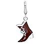Ariva Sterling Silver Turquoise Cowboy Boot Charm, 1 of 2