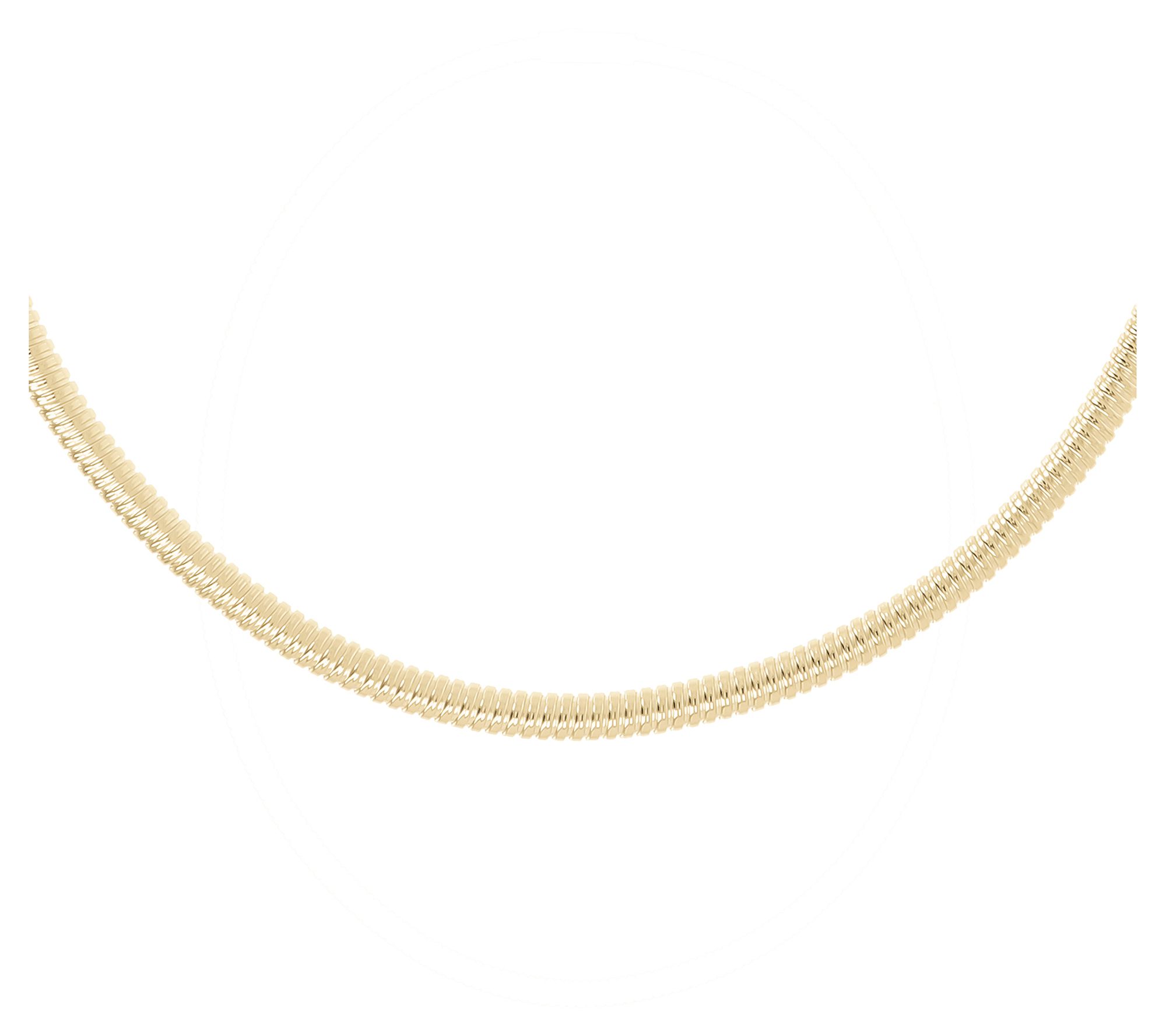 Alberto Milani 18" Tubogas Necklace, 14K Gold